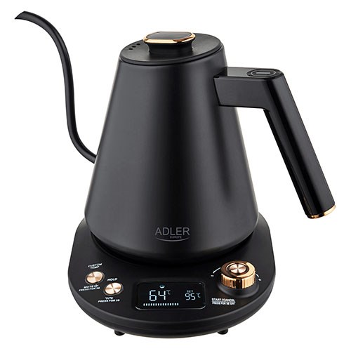 Adler AD 1349 Electric kettle with long spout 1.0L Black Adler AD 1349 Electric kettle with long spout 1.0L Black