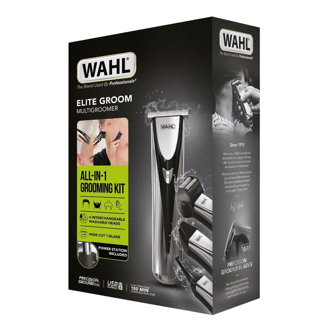 WAHL Elite Groom Black, Silver Lithium-Ion (Li-Ion) WAHL Elite Groom Black, Silver Lithium-Ion (Li-Ion)