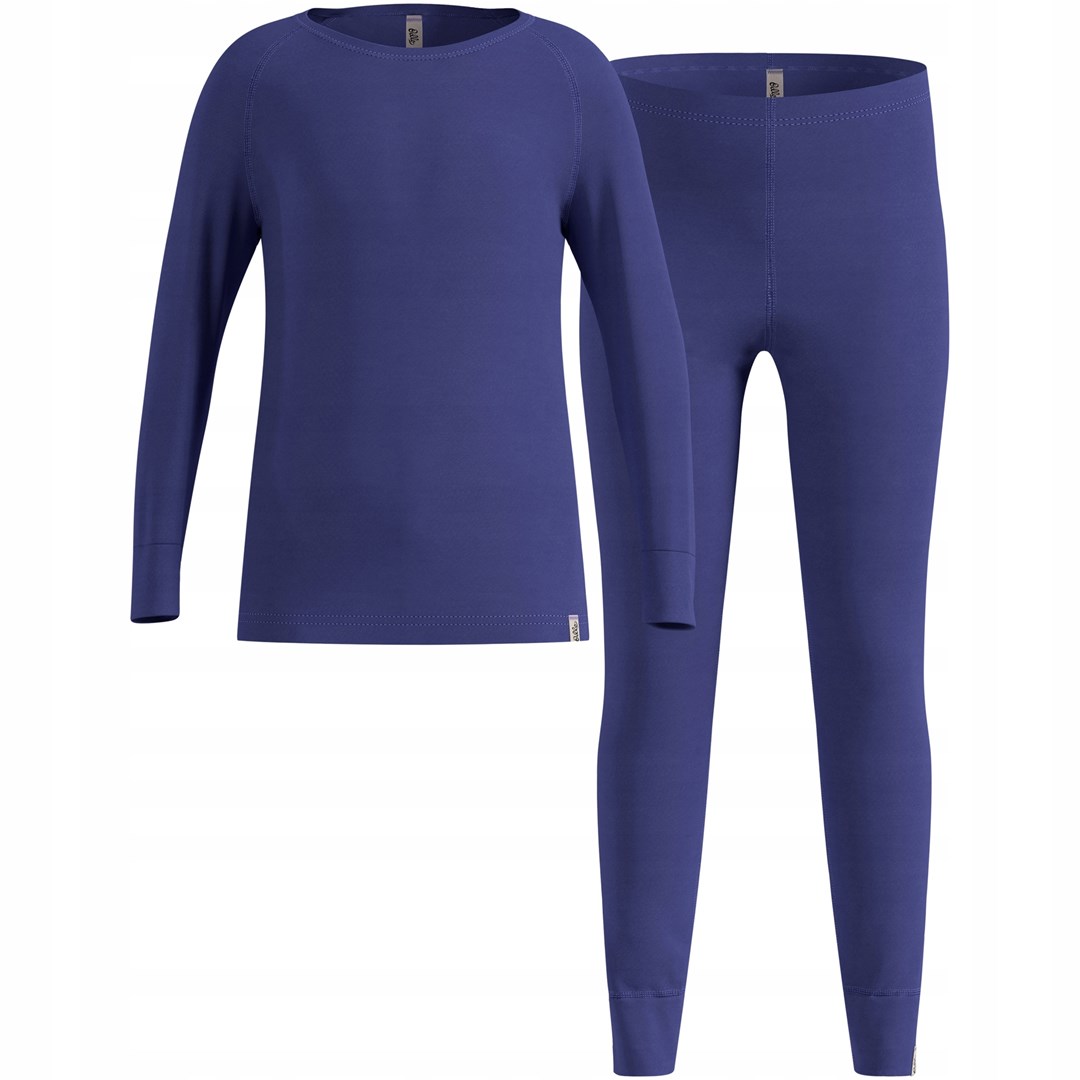 Thermal underwear - Odlo Set long MERINO 200 set, size 116cm, blue Thermal underwear - Odlo Set long MERINO 200 set, size 116cm, blue