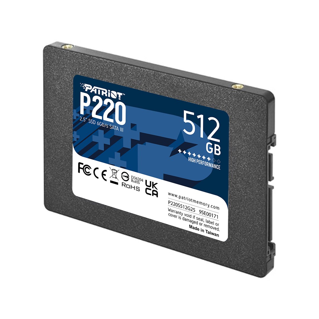 Patriot Memory P220 512GB 2.5" Serial ATA III Patriot Memory P220 512GB 2.5" Serial ATA III