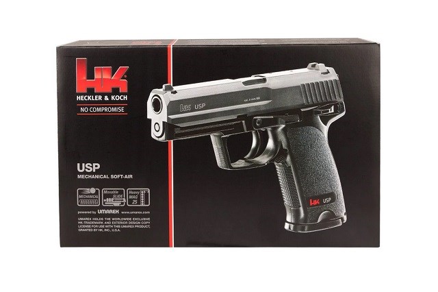 Heckler&Koch HK-USP 6mm spring-loaded ASG pistol Heckler&Koch HK-USP 6mm spring-loaded ASG pistol