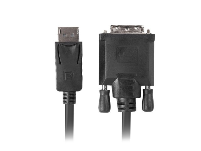 LANBERG DP CABLE (M) V1.2 -> DVI-D (M)(24+1) 3M LANBERG DP CABLE (M) V1.2 -> DVI-D (M)(24+1) 3M