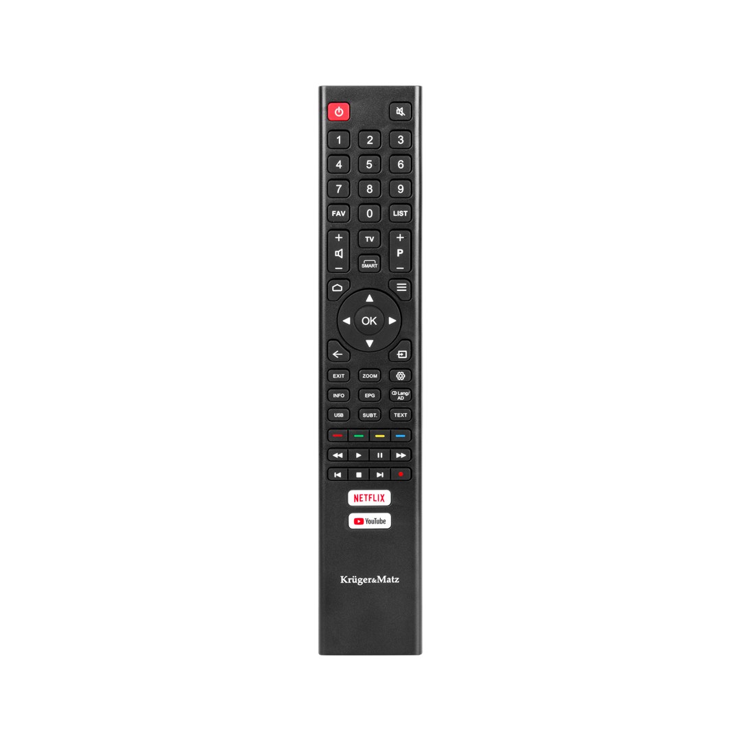 Krüger&Matz KM0232-S6 TV 81.3 cm (32") HD Smart TV Wi-Fi Black 220 cd/m² Krüger&Matz KM0232-S6 TV 81.3 cm (32") HD Smart TV Wi-Fi Black 220 cd/m²
