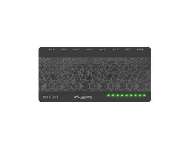 LANBERG SWITCH DSP1-1008 (8-PORT, 1GB/S) LANBERG SWITCH DSP1-1008 (8-PORT, 1GB/S)