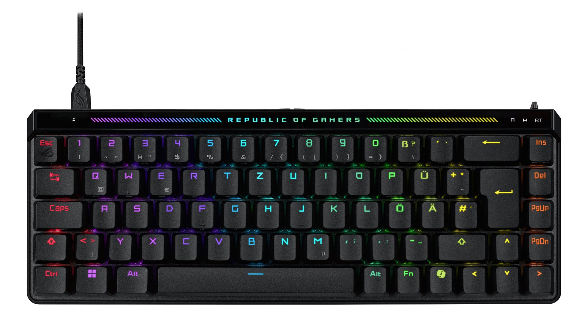 ASUS ROG Falchion Ace HFX keyboard Gaming USB QWERTZ German Black ASUS ROG Falchion Ace HFX keyboard Gaming USB QWERTZ German Black