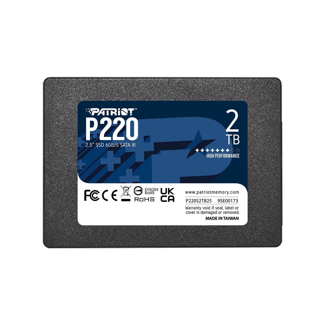 Patriot Memory P220 2TB 2.5" Serial ATA III Patriot Memory P220 2TB 2.5" Serial ATA III