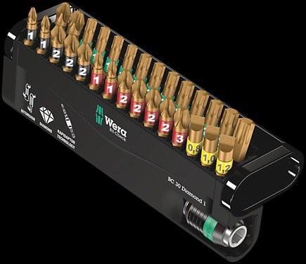 Wera BC 30 Diamond 1 screwdriver bit 30 pc(s) Wera BC 30 Diamond 1 screwdriver bit 30 pc(s)
