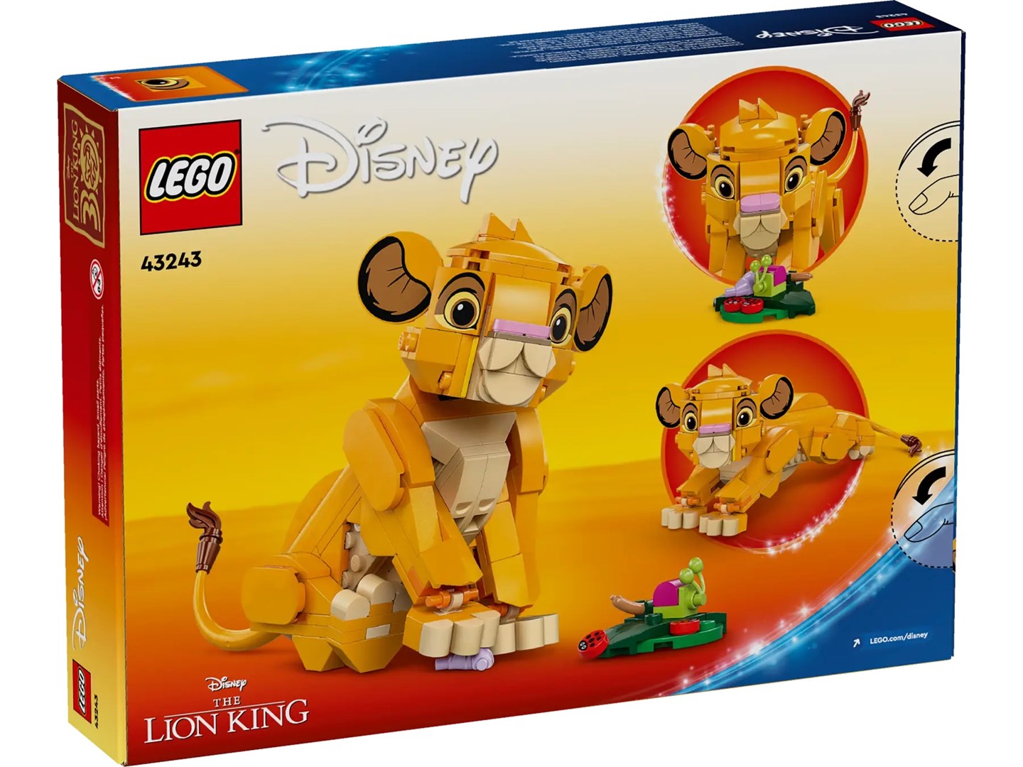 LEGO DISNEY 43243 Simba the Lion King Cub LEGO DISNEY 43243 Simba the Lion King Cub