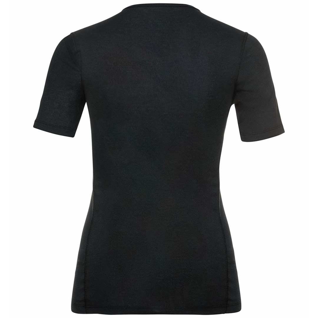 Odlo BL TOP crew neck s/s ACTIVE WARM ECO women's T-shirt, size S, black Odlo BL TOP crew neck s/s ACTIVE WARM ECO women's T-shirt, size S, black