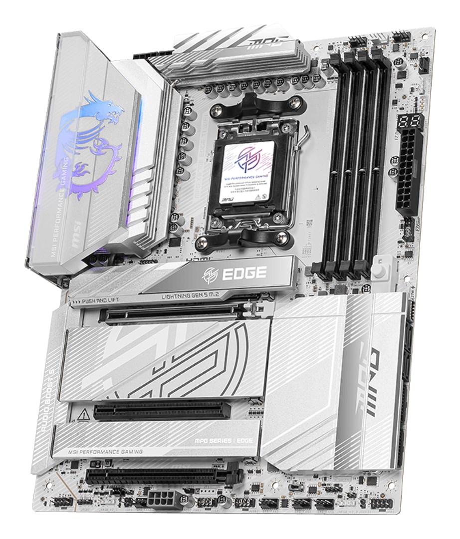 MSI MPG X870E EDGE TI WIFI motherboard AMD X870E Socket AM5 ATX MSI MPG X870E EDGE TI WIFI motherboard AMD X870E Socket AM5 ATX