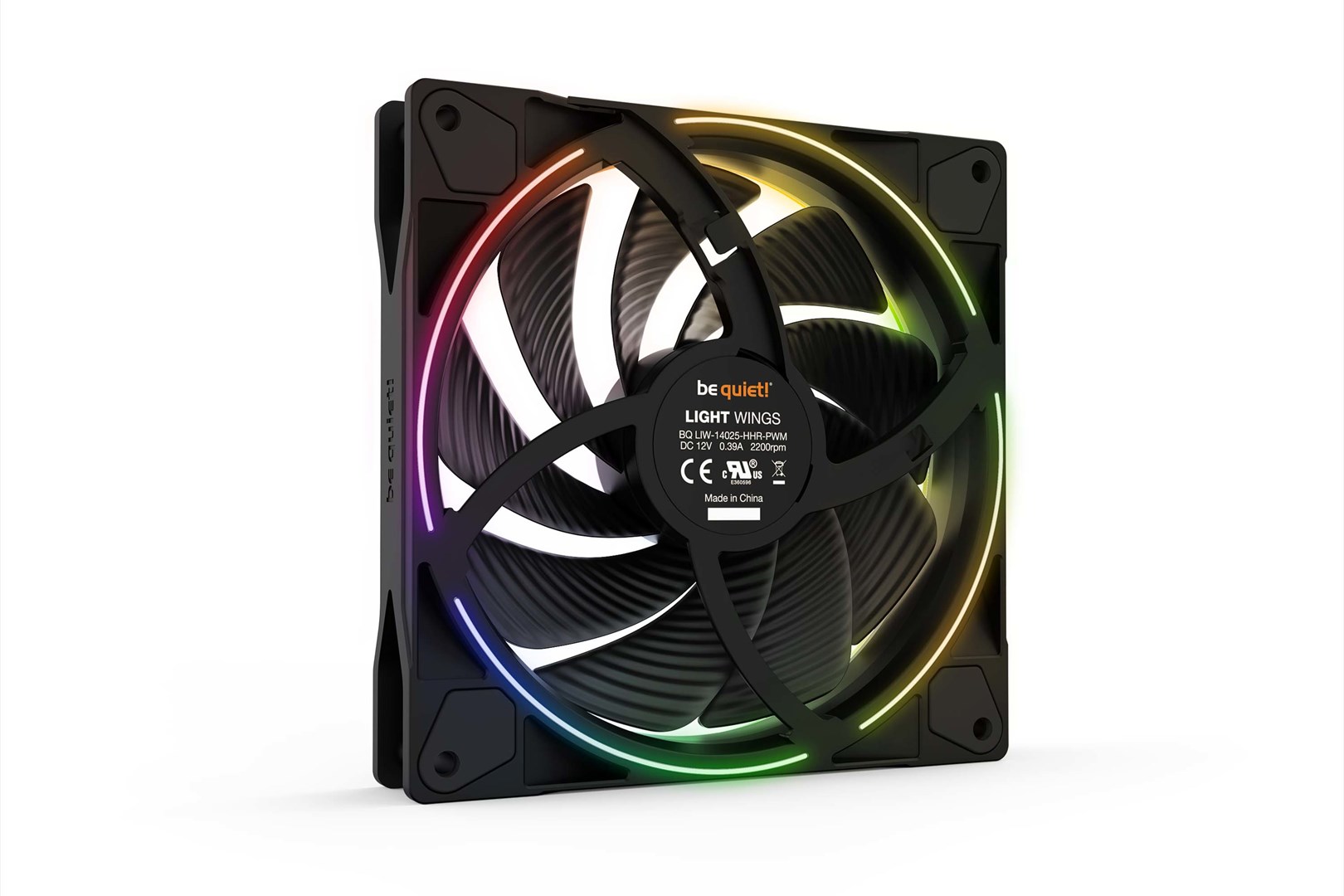 be quiet! Light Wings 140mm ARGB PWM High Speed Fan Black be quiet! Light Wings 140mm ARGB PWM High Speed Fan Black