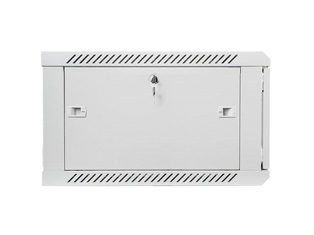 Lanberg wall-mounted installation rack cabinet 19'' 6U 600x600mm gray (glass door) Lanberg wall-mounted installation rack cabinet 19'' 6U 600x600mm gray (glass door)
