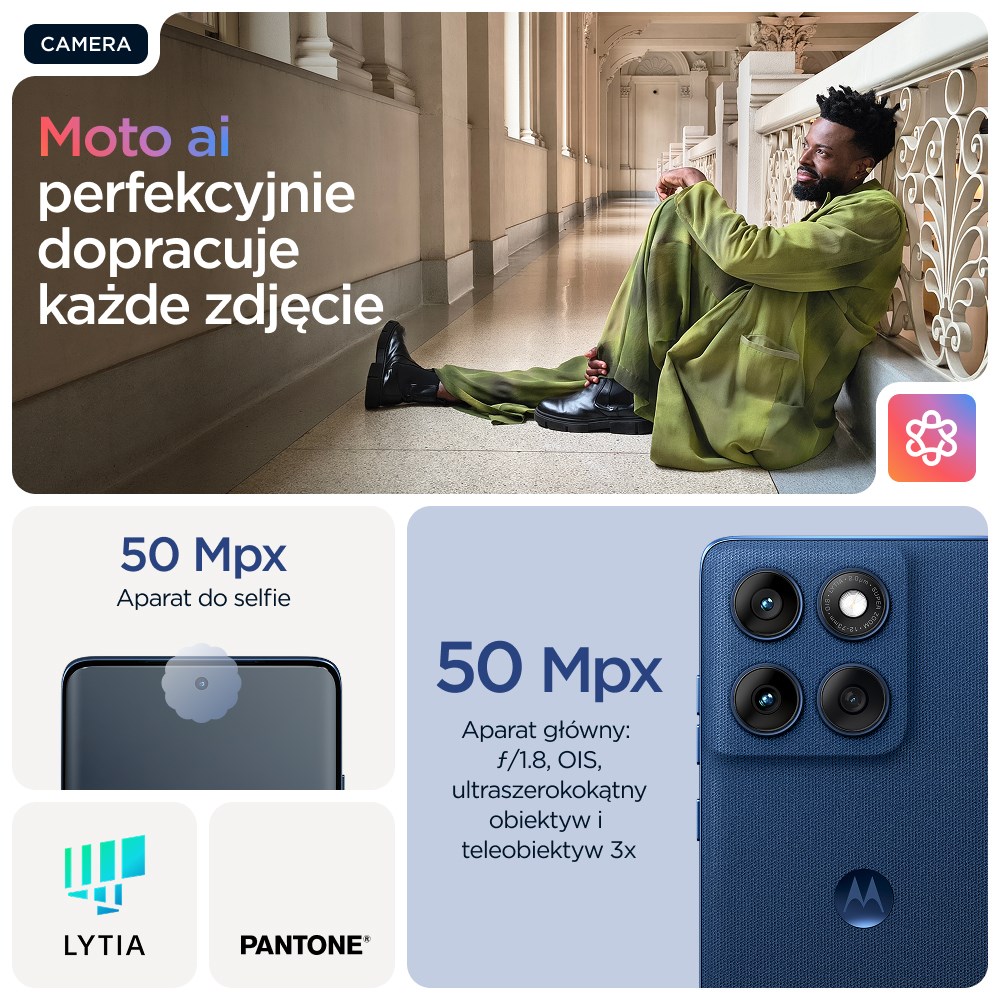 Motorola edge 60 16.9 cm (6.67") Dual SIM Android 15 5G USB Type-C 12 GB 256 GB 5200 mAh Blue Motorola edge 60 16.9 cm (6.67") Dual SIM Android 15 5G USB Type-C 12 GB 256 GB 5200 mAh Blue