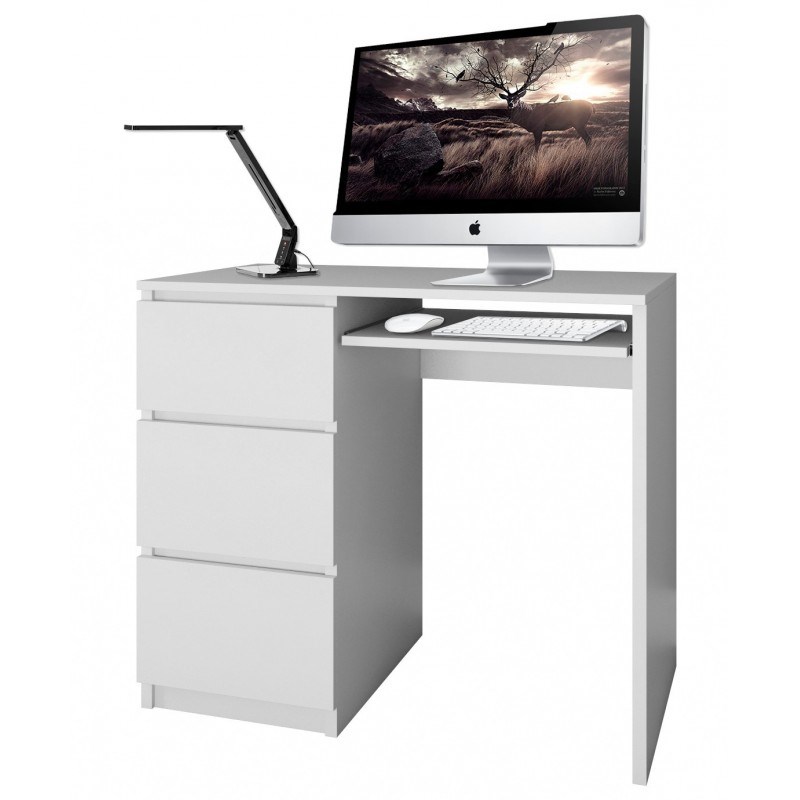 Topeshop LIMA LEWE BIEL MAT computer desk White Topeshop LIMA LEWE BIEL MAT computer desk White