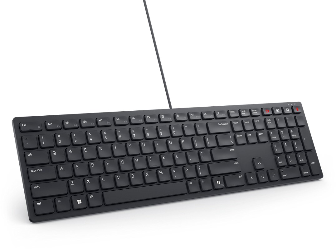 DELL KB525C keyboard Office USB QWERTY US International Black DELL KB525C keyboard Office USB QWERTY US International Black