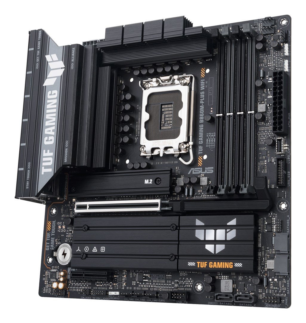 ASUS TUF GAMING B860M-PLUS WIFI Intel B860 LGA 1851 (Socket V1) micro ATX ASUS TUF GAMING B860M-PLUS WIFI Intel B860 LGA 1851 (Socket V1) micro ATX