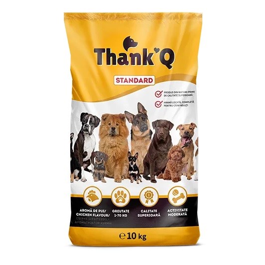 THANK'Q Standard Chicken - dry dog food - 10kg THANK'Q Standard Chicken - dry dog food - 10kg
