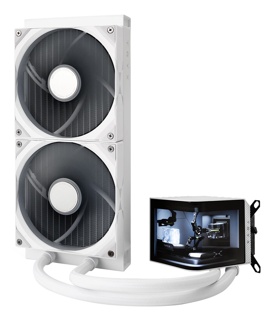 TRYX PANORAMA 280 Processor Liquid cooling kit 14 cm White 1 pc(s) TRYX PANORAMA 280 Processor Liquid cooling kit 14 cm White 1 pc(s)