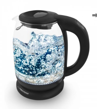Esperanza EKK027 electric kettle 1.7 L 2200 W Black, Transparent Esperanza EKK027 electric kettle 1.7 L 2200 W Black, Transparent