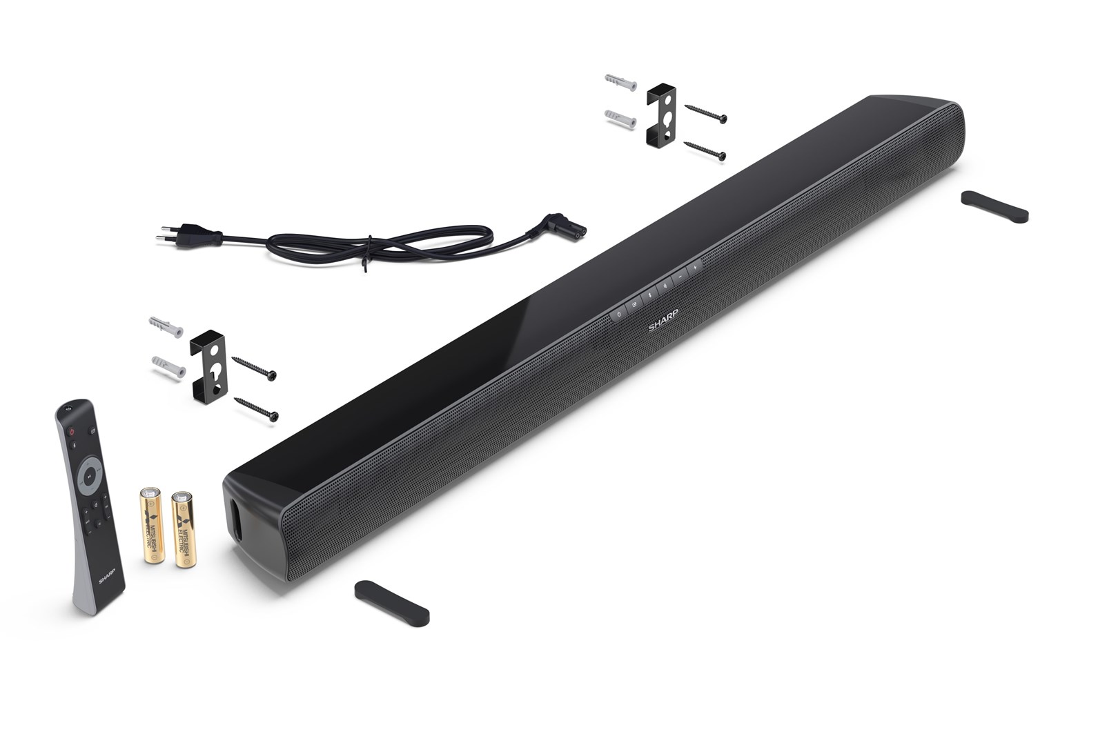 Sharp HT-SB100 soundbar speaker Black 2.0 channels 75 W Sharp HT-SB100 soundbar speaker Black 2.0 channels 75 W