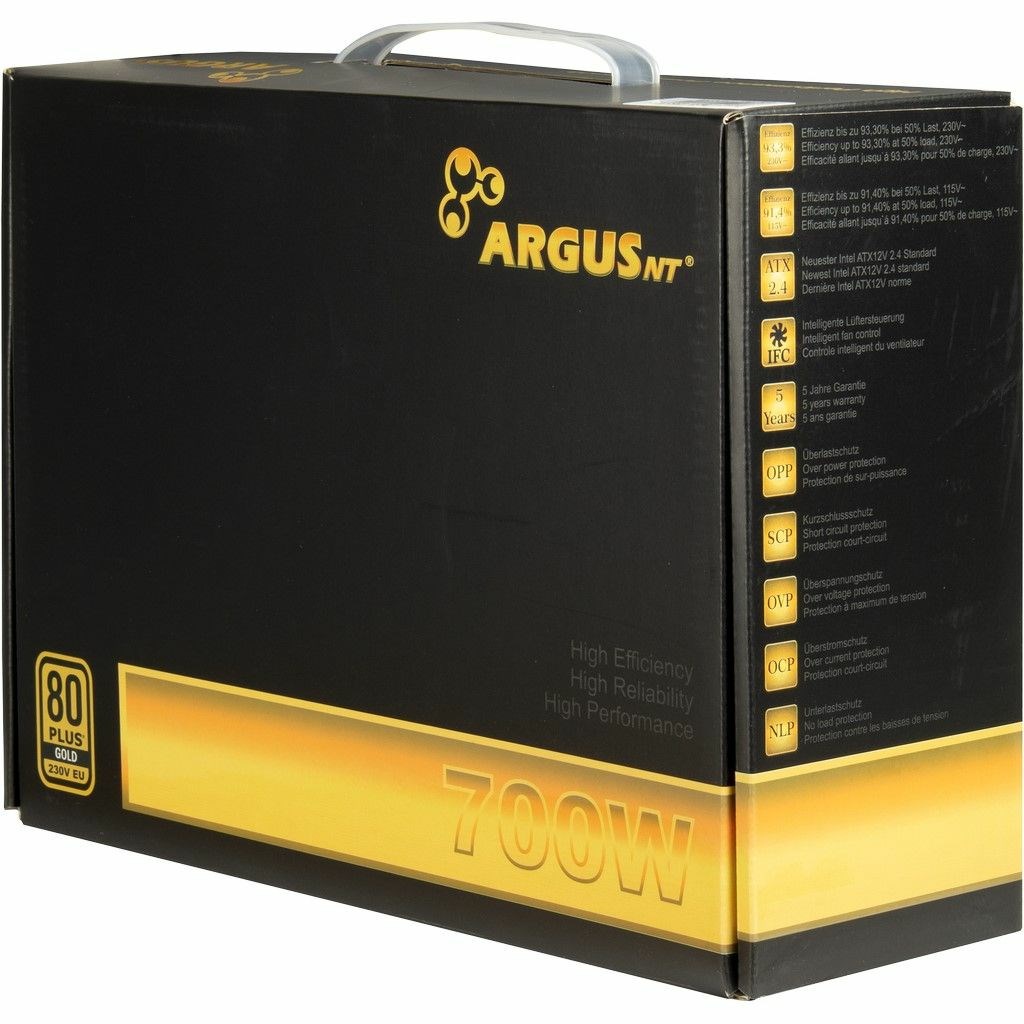 Inter-Tech ArgusNT GPS-700 power supply unit 700 W 20+4 pin ATX ATX Black Inter-Tech ArgusNT GPS-700 power supply unit 700 W 20+4 pin ATX ATX Black