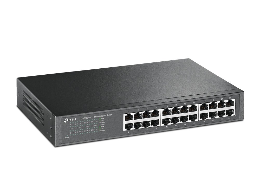 TP-Link 24-Port Gigabit Desktop/Rackmount Network Switch TP-Link 24-Port Gigabit Desktop/Rackmount Network Switch