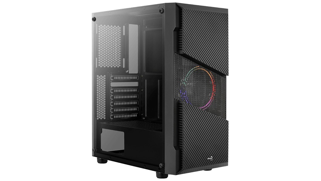 Aerocool Menace Saturn FRGB Midi Tower Black Aerocool Menace Saturn FRGB Midi Tower Black