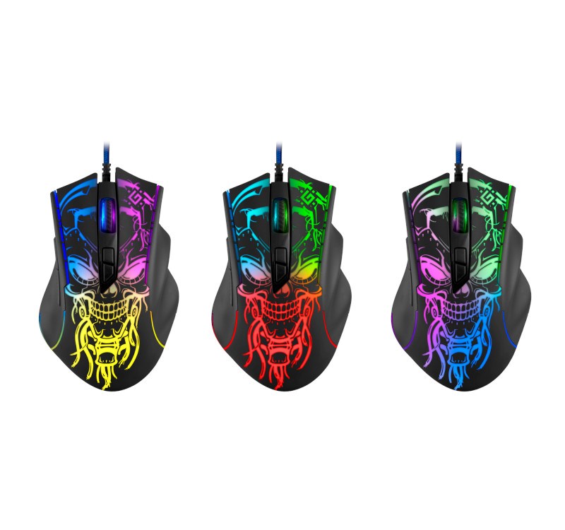Gaming, optic, wired mouse DEFENDER GM-928 BULLETSTORM 7200dpi 7P illuminate Gaming, optic, wired mouse DEFENDER GM-928 BULLETSTORM 7200dpi 7P illuminate