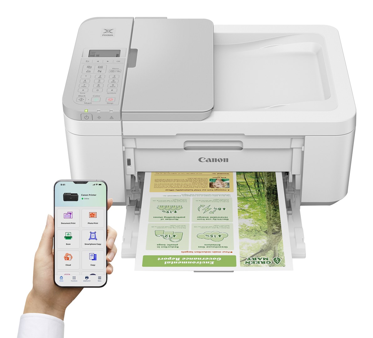 Canon PIXMA TR4756i Inkjet A4 4800 x 1200 DPI Wi-Fi Canon PIXMA TR4756i Inkjet A4 4800 x 1200 DPI Wi-Fi