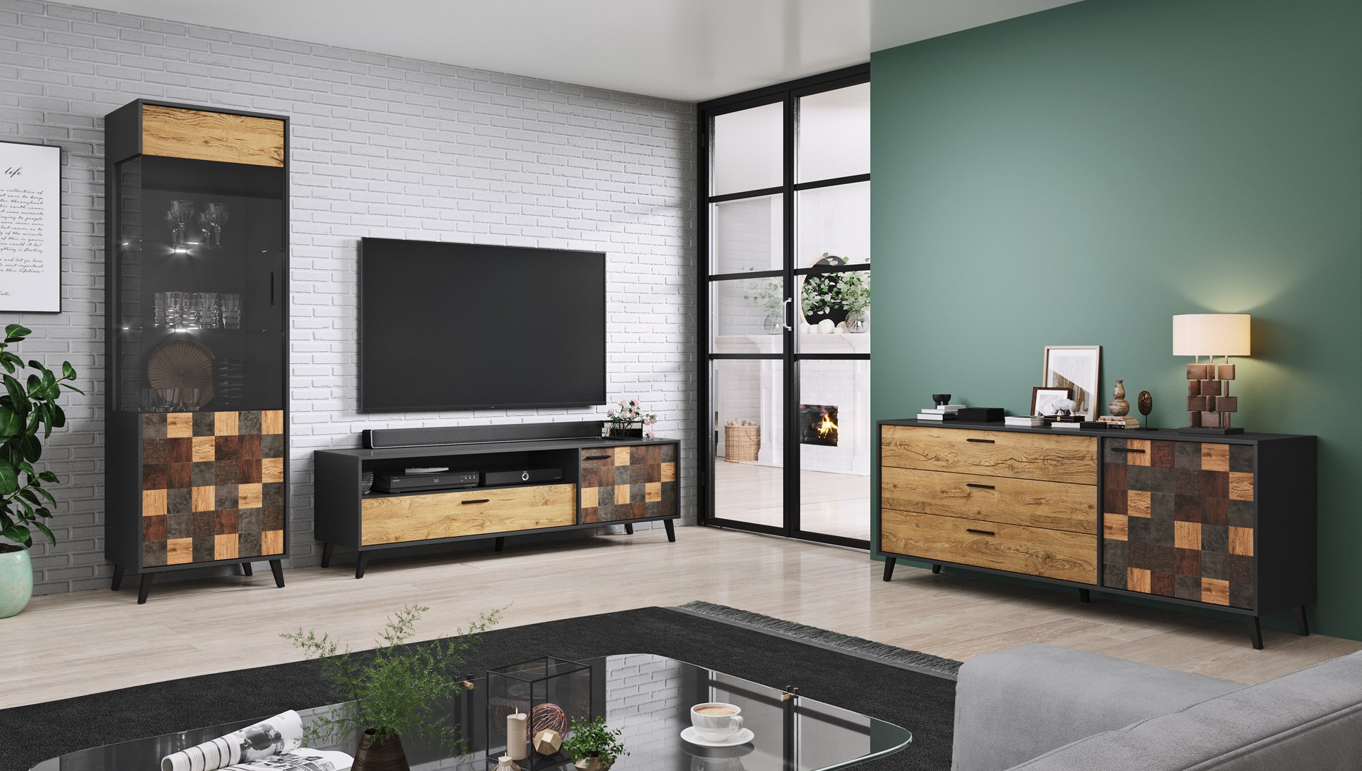 Cama display cabinet 1D SOUL 192/60/45 Cama display cabinet 1D SOUL 192/60/45