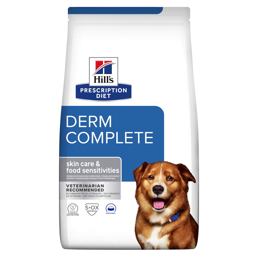 HILL'S Prescription Diet Derm Complete Canine - dry dog food - 12 kg HILL'S Prescription Diet Derm Complete Canine - dry dog food - 12 kg