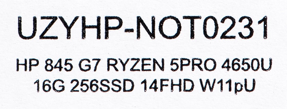 HP EliteBook 845 G7 AMD RYZEN 5 PRO 4650U 16GB 256GB SSD 14" FHD Win11pro Used US QWERTY HP EliteBook 845 G7 AMD RYZEN 5 PRO 4650U 16GB 256GB SSD 14" FHD Win11pro Used US QWERTY