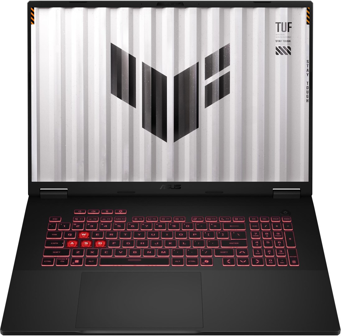 ASUS TUF Gaming A18 FA808UM-S9016W Ryzen 7 260 18.0"2.5K 240Hz IPS-level 500 nits AG 16GB DDR5 SSD512 GeForce RTX 5060 8GB WLAN+BT LAN Cam1080p 90WHrs Windows 11 Home Jaeger Gray ASUS TUF Gaming A18 FA808UM-S9016W Ryzen 7 260 18.0"2.5K 240Hz IPS-level 500 nits AG 16GB DDR5 SSD512 GeForce RTX 5060 8GB WLAN+BT LAN Cam1080p 90WHrs Windows 11 Home Jaeger Gray