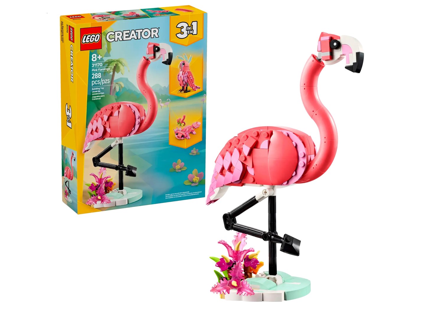 LEGO CREATOR 31170 Wild Animals Pink Flamingo LEGO CREATOR 31170 Wild Animals Pink Flamingo