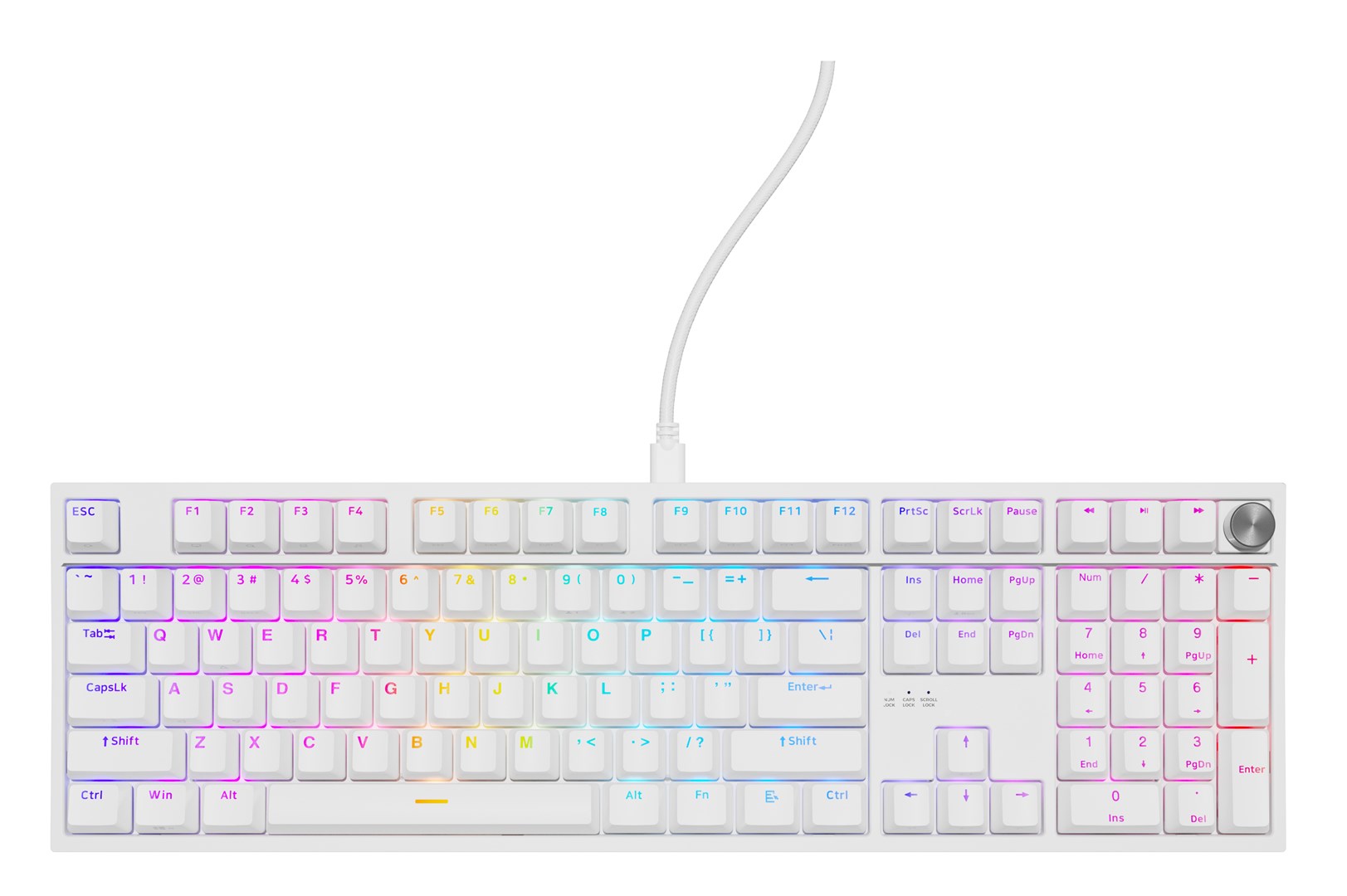 GENESIS NKG-2300 keyboard Universal USB QWERTY English White GENESIS NKG-2300 keyboard Universal USB QWERTY English White