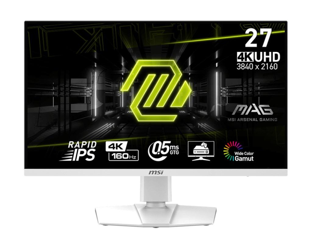 MSI MAG 274URFWDE computer monitor 68.6 cm (27") 3840 x 2160 pixels 4K Ultra HD White MSI MAG 274URFWDE computer monitor 68.6 cm (27") 3840 x 2160 pixels 4K Ultra HD White