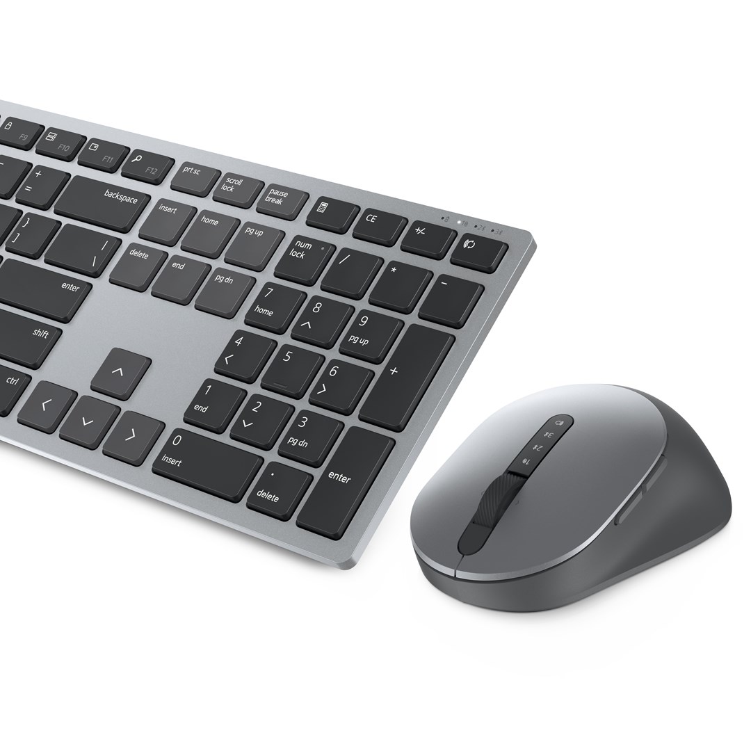 DELL KM7321W keyboard RF Wireless + Bluetooth QWERTY US International Grey, Titanium DELL KM7321W keyboard RF Wireless + Bluetooth QWERTY US International Grey, Titanium