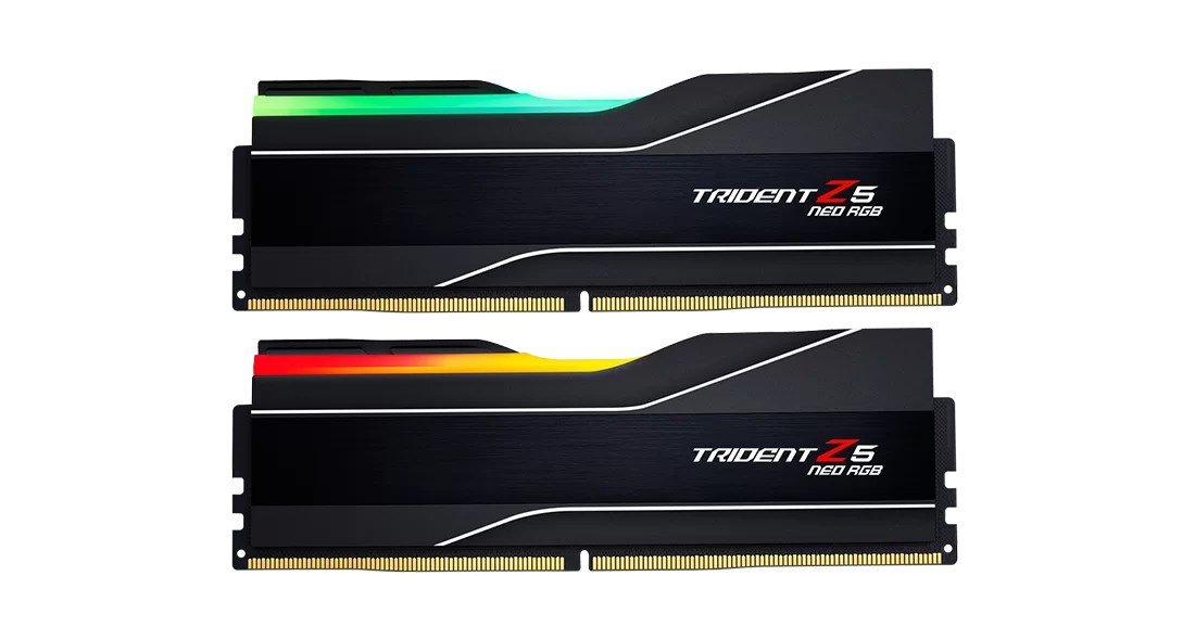 G.Skill Trident Z5 Neo RGB F5-5600J4040D48GX2-TZ5NR memory module 96 GB 2 x 48 GB DDR5 5600 MHz G.Skill Trident Z5 Neo RGB F5-5600J4040D48GX2-TZ5NR memory module 96 GB 2 x 48 GB DDR5 5600 MHz