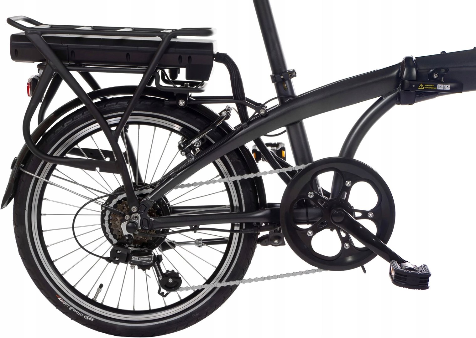 Snapp City-E Graphite folding electric bicycle Snapp City-E Graphite folding electric bicycle