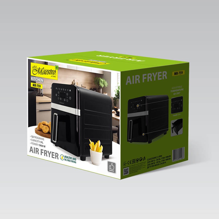 Non-fat fryer MAESTRO MR-759 Black Non-fat fryer MAESTRO MR-759 Black