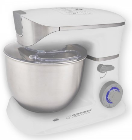 Esperanza EKM025 food processor 1000 W 5 L Stainless steel, White Esperanza EKM025 food processor 1000 W 5 L Stainless steel, White