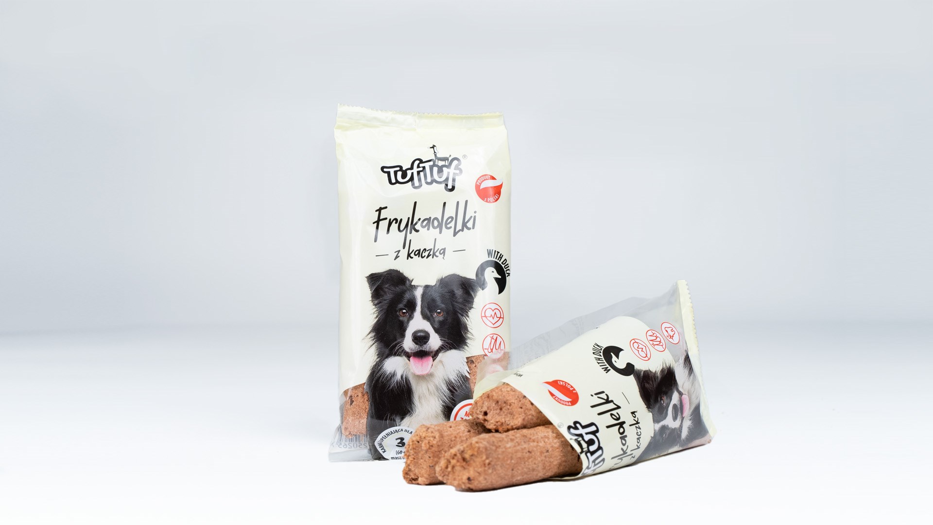 TUF TUF Meaty sticks with duck - dog treat - 70g TUF TUF Meaty sticks with duck - dog treat - 70g