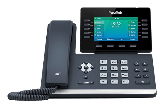 Yealink SIP-T54W IP phone Black 10 lines LCD Wi-Fi Yealink SIP-T54W IP phone Black 10 lines LCD Wi-Fi
