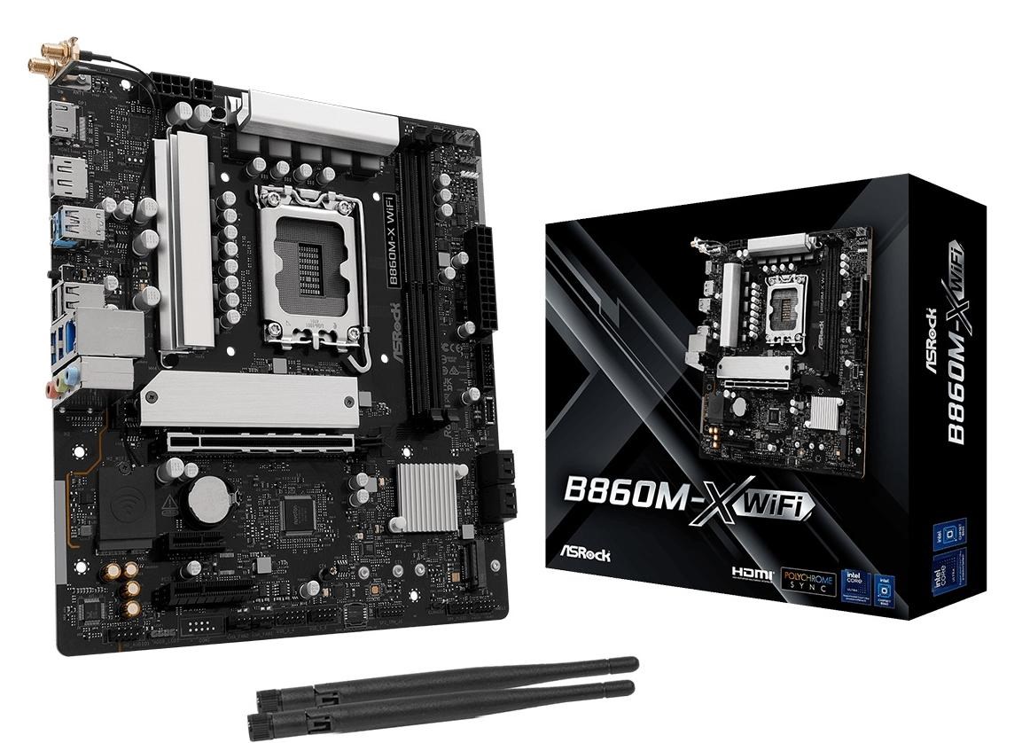 ASRock B860M-X WiFi motherboard ASRock B860M-X WiFi motherboard
