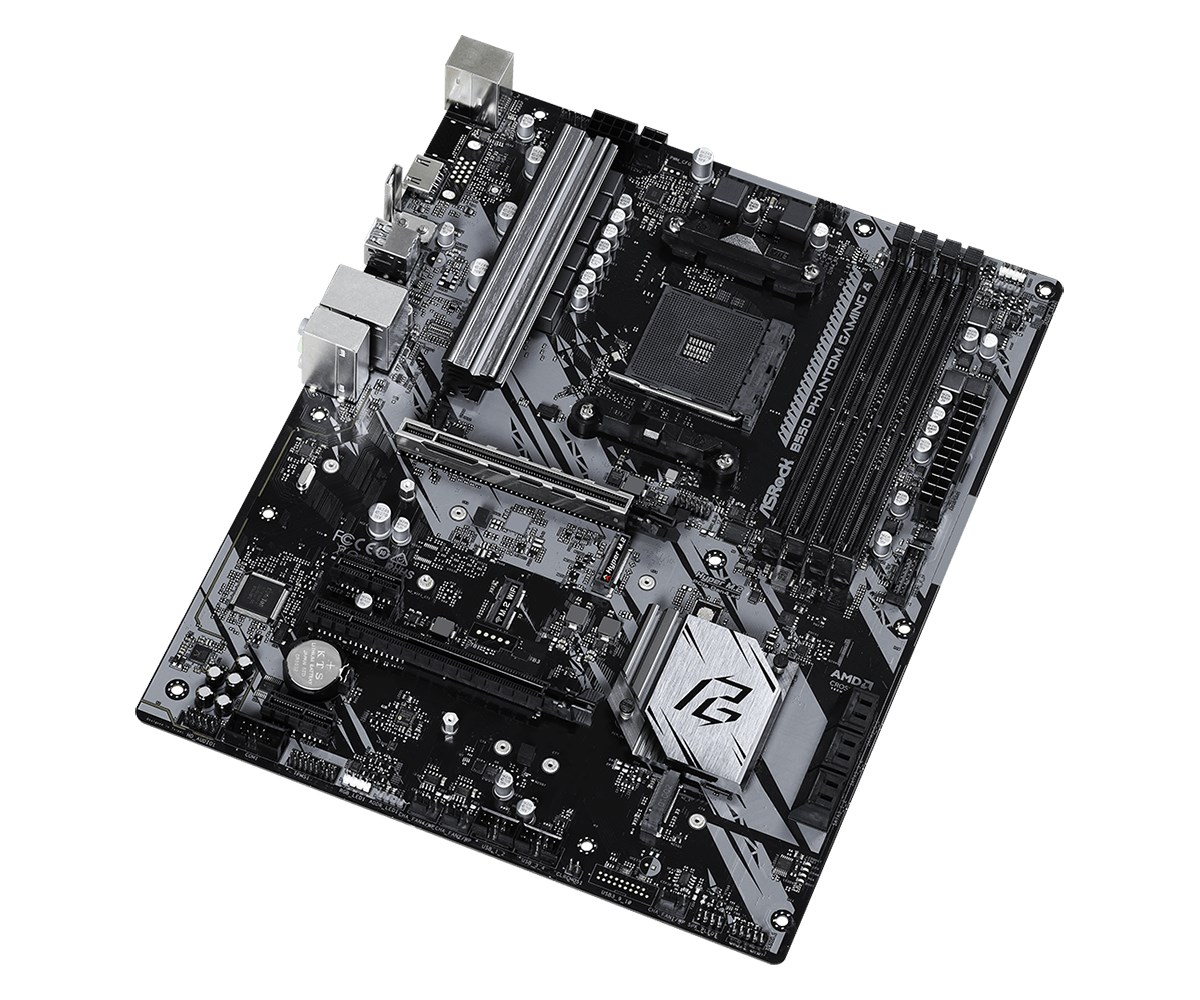 Asrock B550 Phantom Gaming 4 Socket AM4 ATX AMD B550 Asrock B550 Phantom Gaming 4 Socket AM4 ATX AMD B550