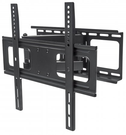 Manhattan TV & Monitor Mount (Clearance Pricing), Wall, Full Motion, 1 screen, Screen Sizes: 32-55", Black, VESA 200x200 to 400x400mm, Max 50kg, LFD, Tilt & Swivel with 3 Pivots, Lifetime Warranty Manhattan TV & Monitor Mount (Clearance Pricing), Wall, Full Motion, 1 screen, Screen Sizes: 32-55", Black, VESA 200x200 to 400x400mm, Max 50kg, LFD, Tilt & Swivel with 3 Pivots, Lifetime Warranty