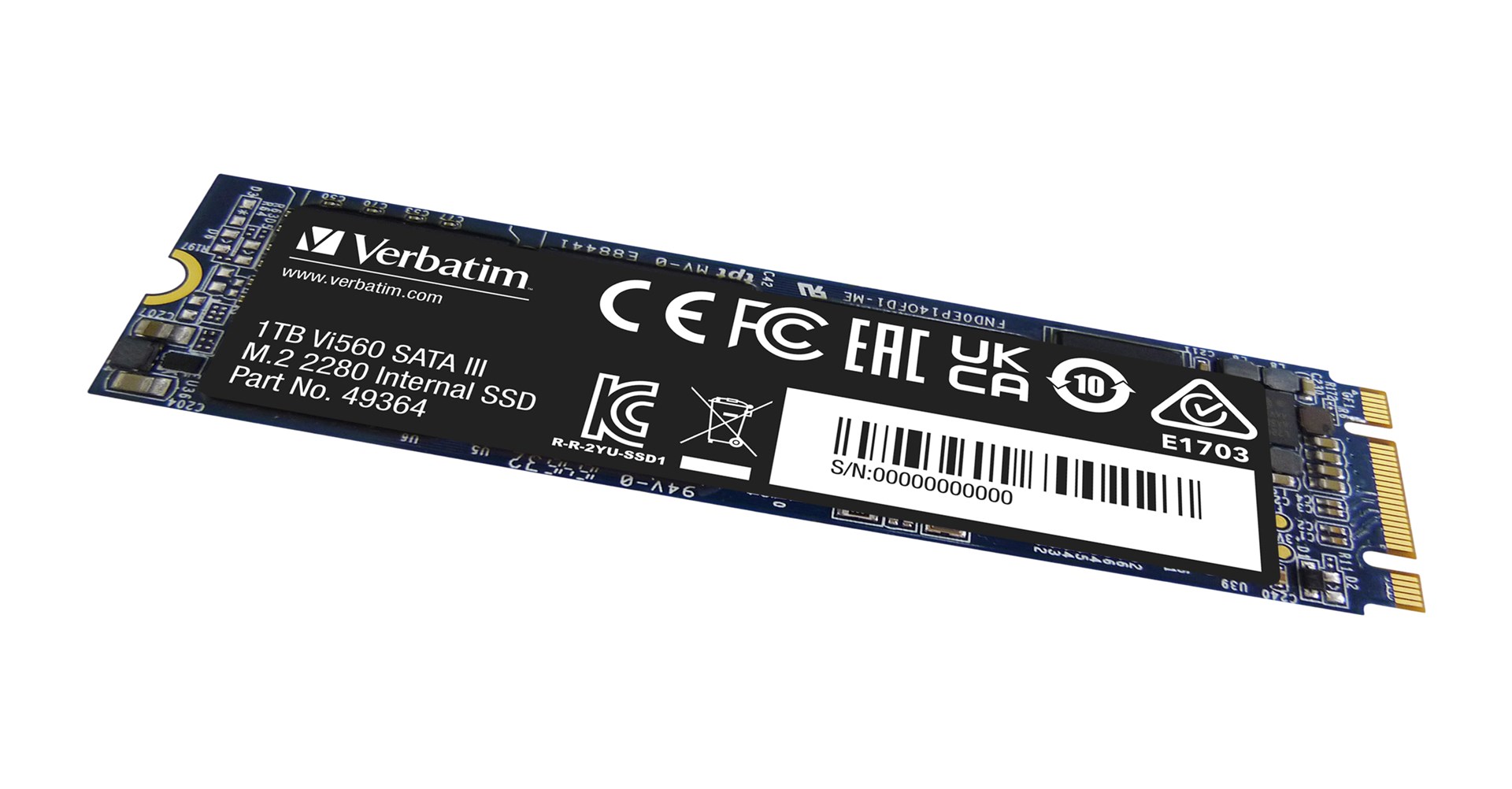 Verbatim Vi560 S3 M.2 SSD 1TB Verbatim Vi560 S3 M.2 SSD 1TB