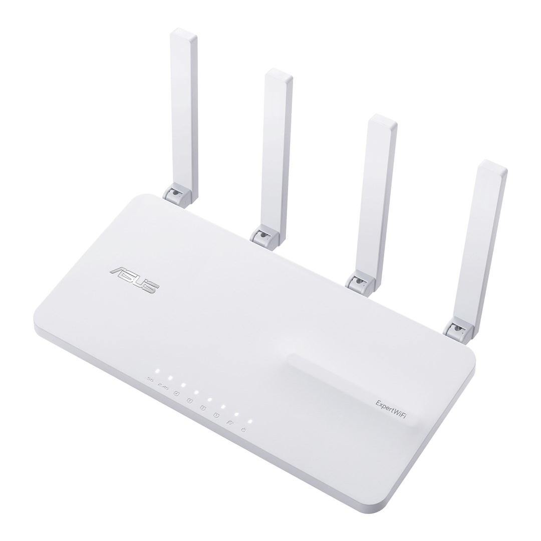 ASUS EBR63 – Expert WiFi wireless router Gigabit Ethernet Dual-band (2.4 GHz / 5 GHz) White ASUS EBR63 – Expert WiFi wireless router Gigabit Ethernet Dual-band (2.4 GHz / 5 GHz) White