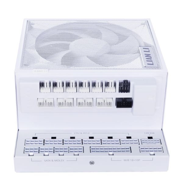 Lian Li EDGE GOLD 1000 80 PLUS Gold Power Supply, PCIe 5.1, ATX 3.1 - 1.000 Watt, white, incl. USB Hub Lian Li EDGE GOLD 1000 80 PLUS Gold Power Supply, PCIe 5.1, ATX 3.1 - 1.000 Watt, white, incl. USB Hub