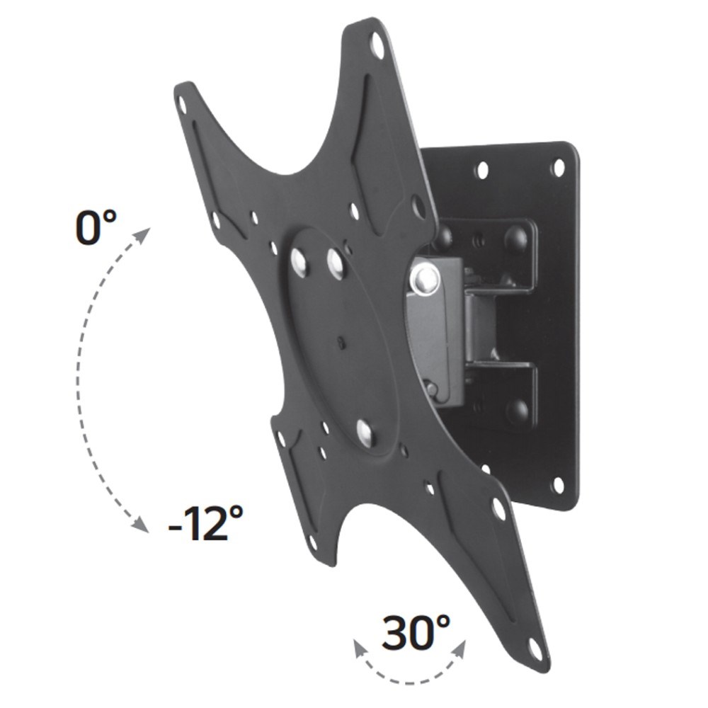 Techly 19-37" Wall Bracket for LED LCD TV Tilt 1 Swivel Black" ICA-LCD 2900B Techly 19-37" Wall Bracket for LED LCD TV Tilt 1 Swivel Black" ICA-LCD 2900B